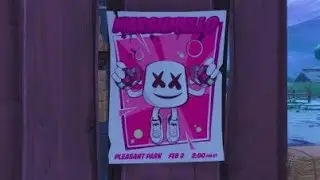 SEARCH A SHOWTIME POSTER IN MARSHMELLO CHALLENGE - Fortnite Battle Royale