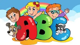 Fun ABC Song for Kids | Cute Cats, Ladybugs, Puppies, Bees & Giraffes Learn the Alphabet | Kids Fun
