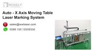 Auto Moving Table Laser Marking Machine, for Long Size Products and Mass Production Laser Engraving