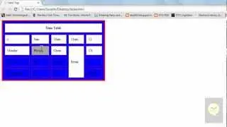 HTML Tutorial 7 - Table Background Color
