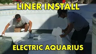 Mirage Pools - Vinyl Liner Install - Latham Liner, Electric Aquarius