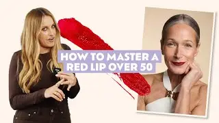 How to master a red lip over 50