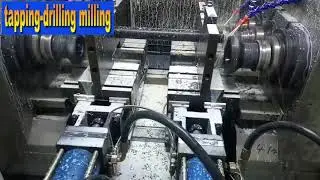 CNC drilling milling machine (double ending driving) Multifunctional drilling and milling center