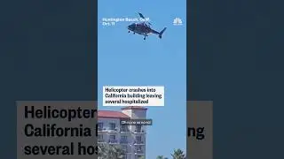 Helicopter crashes into California building leaving several hospitalized