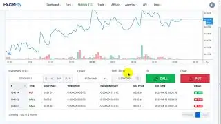 ТОРГОВЛЯ Бинарными Опционами на Faucetpay 2020!Binary Options TRADE on Faucetpay 2020!