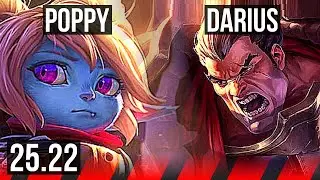 POPPY vs DARIUS (TOP) | 8/3/15, 37k DMG | KR Master | 25.22
