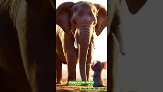 The Elephant and The Mouse &ndash; A Tale of Friendship | #elephant #mouse #ai #shorts