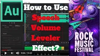 Adobe Audition - 5 - How to Use the Speech Volume Leveler Effect in Adobe Audition cc