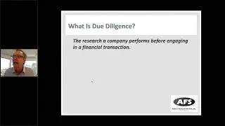 Due Diligence In Alarm Industry On Buy, Sell Or Loan Transaction