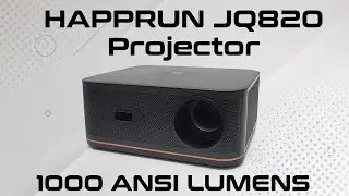 HAPPRUN JQ820 projector Full Size 1000 ANSI Projector Review