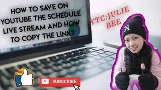 HOW TO SHARE AND COPY LINK THE LIVE STREAM SCHEDULE?#juliebee