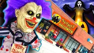 Spirit Halloween 2023 in Hodgkins Illinois￼ with Hugs the clown doll￼￼ and more ￼ returning items￼