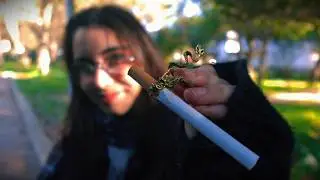 My Fav Cigarette Accessory | Smoking a Cigarette With a Dragon Ring!