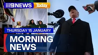 Tensions in Iran boil over; Trump ramps up plan to acquire Greenland | 9 News Australia