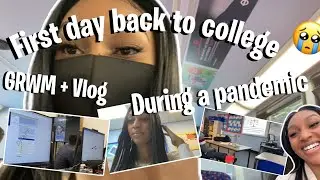 First day back to sixth form vlog + GRWM during this pandemic | TAIANA LEWIN