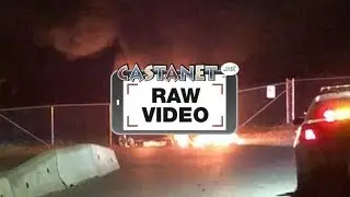 Abandoned car torched