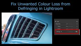 Remove Chromatic Aberration Locally Without Colour Loss in Lightroom