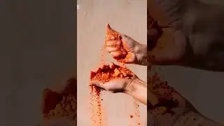 orange block of chalk crushing #crushingtime #crushing #asmr #satisfying #asmrvideo