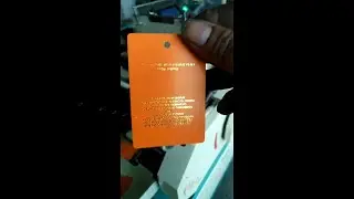 Hang Tag Hot Stamping Machine ,Paper Tag Hot Stamping Machine, Label Hot Stamping Machine,