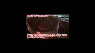 Swap speedometer Honda Civic Turbo FC FK from Digital to TFT red Type R style