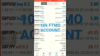 $10k FTMO ACCOUNT. #ftmo #forex