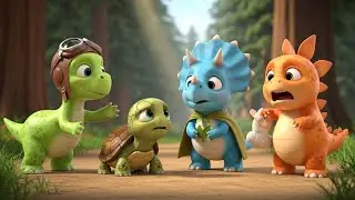 The Turtle with a Cracked Shell 🐢  Kids Become Doctors & Learn Kindness