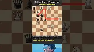 5 Queens game | Queen promotion | Chess tactics | Chess Puzzle