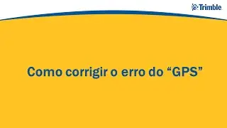 Como corrigir o erro em um sistema de navegação GPS