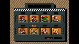 Hyper Street Kart: Fighter Cup 100cc (Real SNES Capture)
