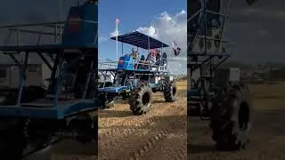 HUMUNGOUS PONTOON JAMS BY #4x4truck #automobile #offroad #mudding #4wheel #4x4 #mud #fourx4