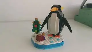 Lego Christmas Penguin #40498 Time Lapse Build