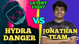 Hydra Danger vs Jonathan team fight in Competitive scrims | Battlegrounds mobile India | Bgmi Live