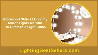 hollywood style led vanity mirror lights kit with