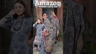 Amazon Woolen Kurta Set #ytshorts #shorts #richagupta #amazonhaul #woolenkurtaset #viralshorts