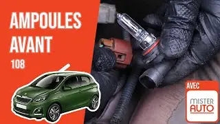 Changer les Ampoules d'&eacute;clairage avant Peugeot 108 💡