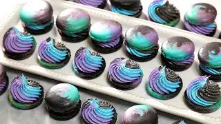 ギャラクシーマカロンの作り方 Galaxy Macarons Recipe｜パンダワンタン