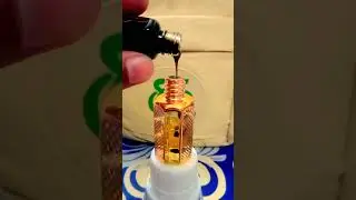 Mixing two Attars Oud and musk.