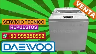 DAEWOO Tripple Bubble Motion DWF - Lavadora en an&aacute;lisis - Servicio T&eacute;cnico y Mantenimiento