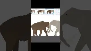 Elephant vs woolly mammoth