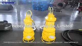 Hydroman&trade;  Electric Submersible Agitator Slurry Pump
