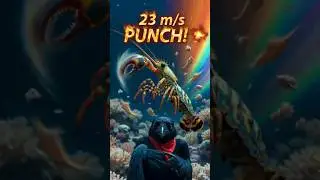 ম্যান্টিস শ্রিম্প Bullet Punch! 🦐 | টুকি কাক #shorts  #viral