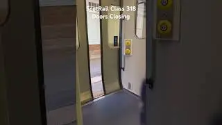 ScotRail Class 318 Doors Closing at Maxwell Park