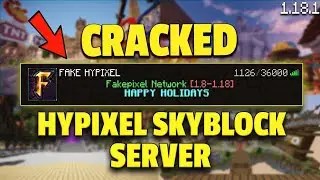 How To Play HYPIXEL  Without Premium Account | FakePixel skyblock