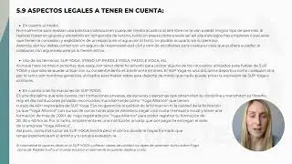 9. Aspectos Legales en SUP Yoga: Uso del Medio Acu&aacute;tico y Seguros