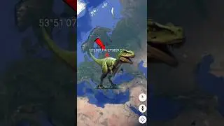 I Found Strange Giant dinosaur In Real life Google map and Google Earth #viralshorts #shorts #google