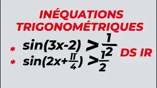 IN&Eacute;QUATIONS TRIGONOM&Eacute;TRIQUES : 2kpi/3 pour la premi&egrave;re solution. 