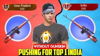 Without Gunskin Top 1 Pushing In Svd| Solo Rank Push Tips And Tricks| Ep-03 #freefire 