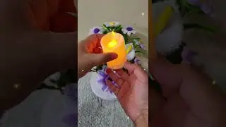 Small Memorial Basket (Fuzzy Wire Flowers with LED Candles and Memorial Tags) First Batch
