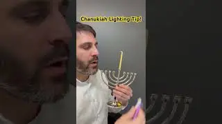 Chanukiah lighting tip!