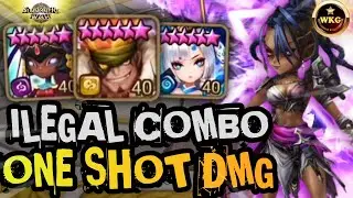 WTF DMG! KASHMIR and KIARA with Fast VIVA IN RTA SUMMONERS WAR